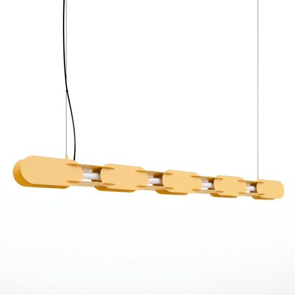 LED Pendelleuchte dimmbar Push-DIM Gelb 3000K L:158 cm