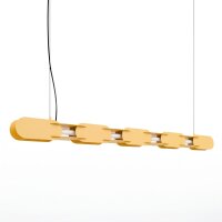 LED Pendelleuchte dimmbar Push-DIM Gelb 3000K L:158 cm