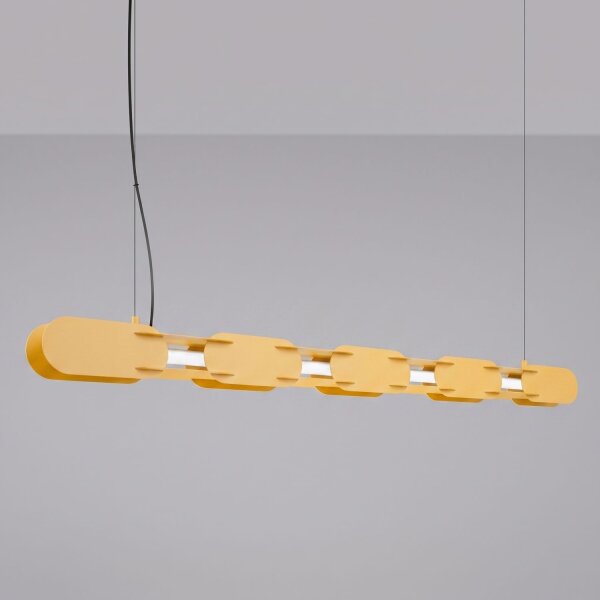 LED Hängelampe dimmbar Push-DIM Gelb 4000K L:158 cm