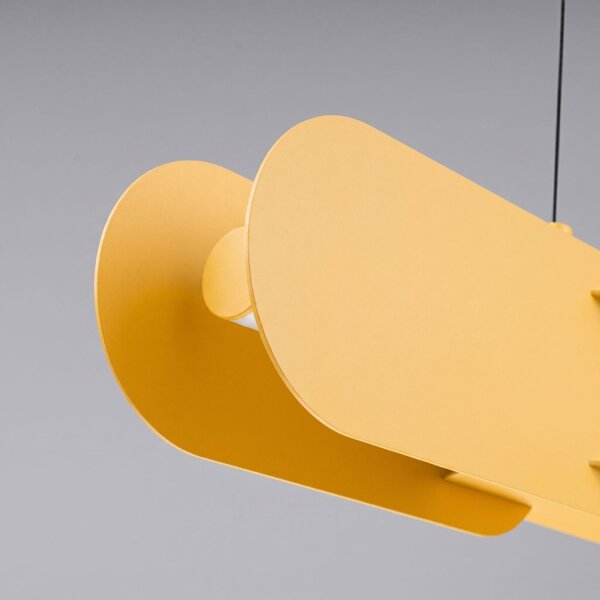 LED Hängelampe dimmbar Push-DIM Gelb 4000K L:158 cm