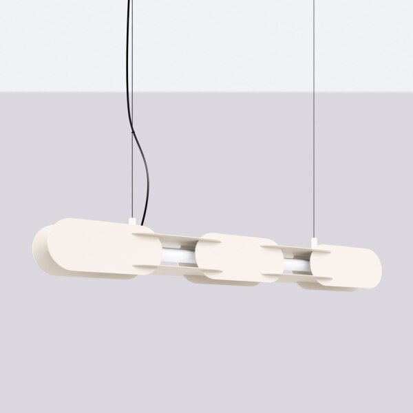 LED Pendelleuchte dimmbar Push-DIM Beige 4000K L:91 cm