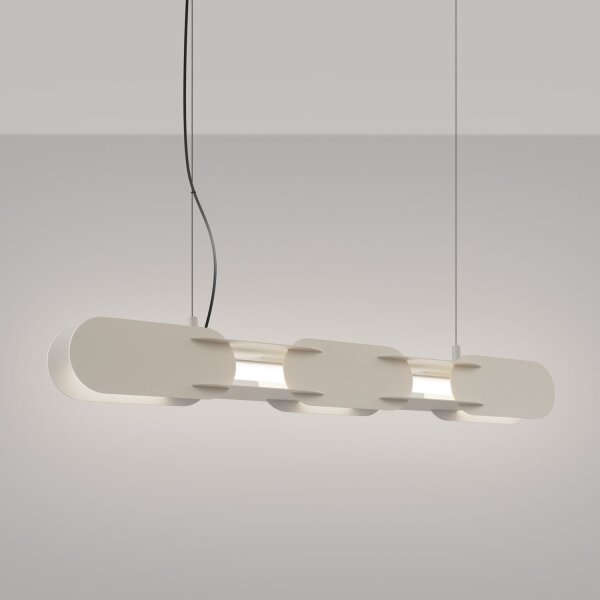 LED Pendelleuchte dimmbar Push-DIM Beige 4000K L:91 cm