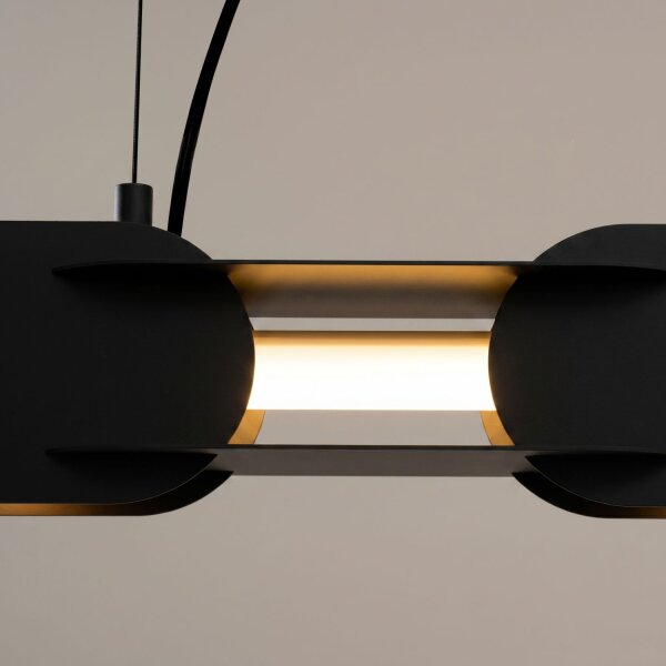 LED Pendelleuchte dimmbar Push-DIM 3000K 91 cm Schwarz