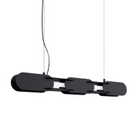 LED Pendelleuchte dimmbar Push-DIM 3000K 91 cm Schwarz