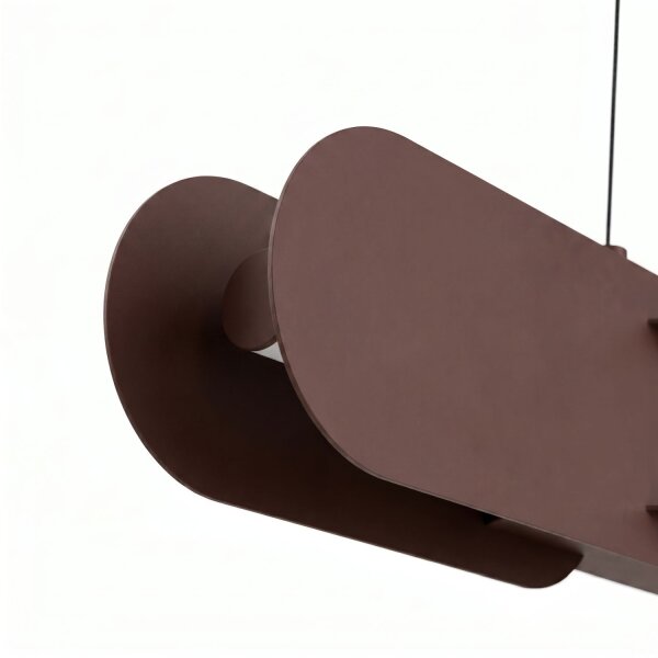LED Hängelampe dimmbar Push-DIM Braun 3000K L:91 cm
