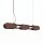 LED Pendelleuchte dimmbar Push-DIM Braun 4000K L:91 cm