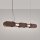 LED Pendelleuchte dimmbar Push-DIM Braun 4000K L:91 cm