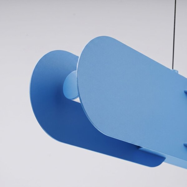 LED Hängelampe dimmbar Hellblau Modern 3000K L:91 cm