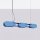 LED Hängelampe dimmbar Hellblau Modern 3000K L:91 cm