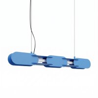 LED Pendelleuchte dimmbar Hellblau 4000K L:91 cm Modern