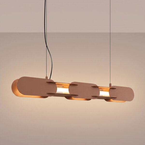 LED Pendelleuchte dimmbar Push-DIM Mokka 3000K L:91 cm