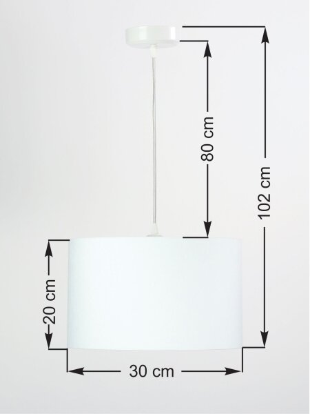 Blanc Or Suspension Tissu rond Rétro Table à manger