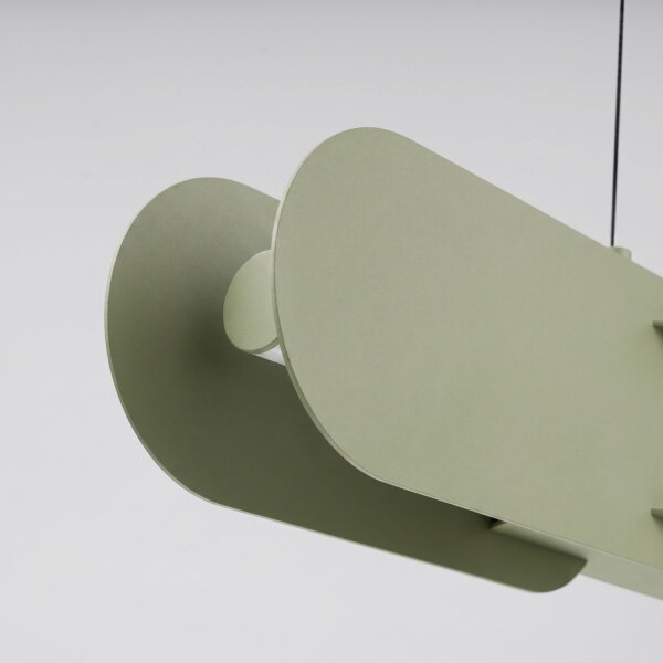 LED Pendelleuchte dimmbar Olivgrün 4000K L:91 cm Modern