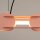 LED Hängelampe dimmbar Stahl Pfirsich 3000K L:91 cm