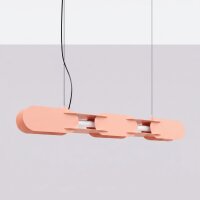 LED Pendelleuchte dimmbar Pfirsich 4000K L:91 cm Modern