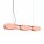 LED Pendelleuchte dimmbar Pfirsich 4000K L:91 cm Modern