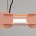 LED Pendelleuchte dimmbar Pfirsich 4000K L:91 cm Modern