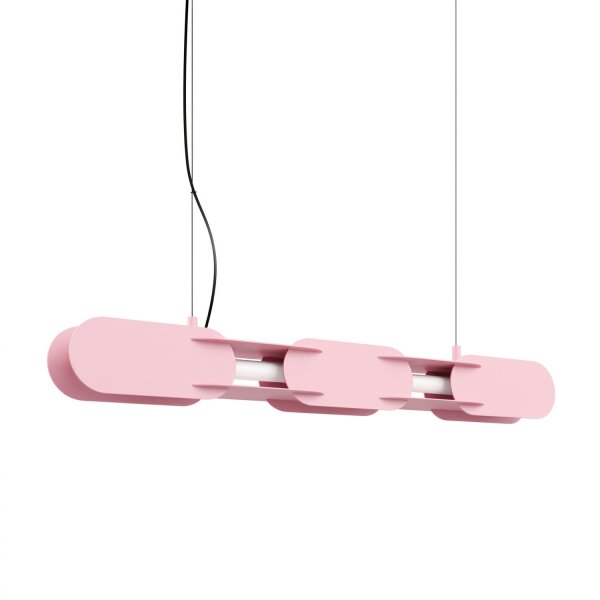LED Pendelleuchte dimmbar Push-DIM Pink 4000K L:91 cm