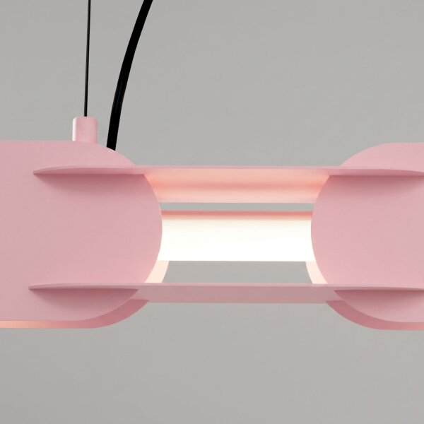 LED Pendelleuchte dimmbar Push-DIM Pink 4000K L:91 cm