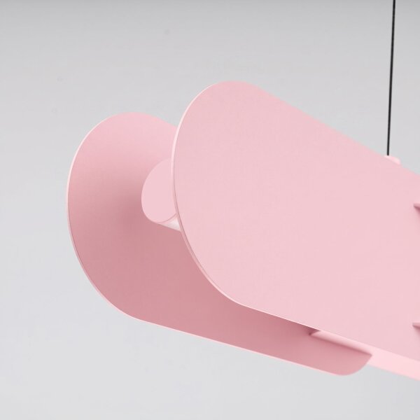 LED Pendelleuchte dimmbar Push-DIM Pink 4000K L:91 cm