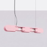 LED Pendelleuchte dimmbar Push-DIM Pink 4000K L:91 cm