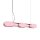 LED Pendelleuchte dimmbar Push-DIM Pink 4000K L:91 cm