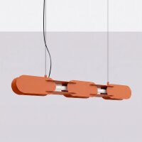 LED Pendelleuchte dimmbar Ockerrot 3000K L:91 cm lang