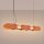 LED Pendelleuchte dimmbar Ockerrot 3000K L:91 cm lang
