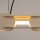 LED Pendelleuchte dimmbar Push-DIM Taupe 3000K L:91 cm