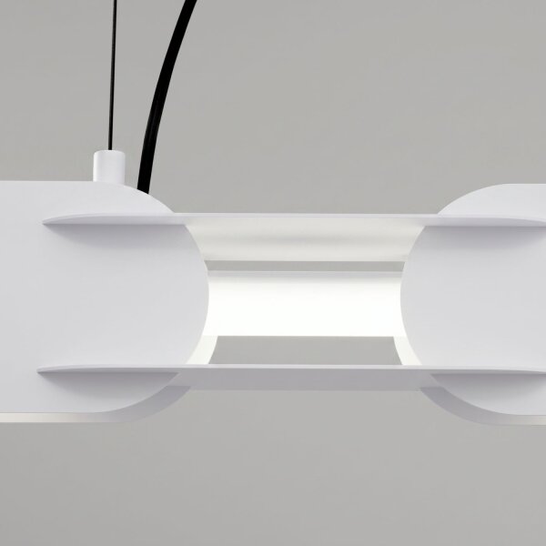 LED Pendelleuchte dimmbar Push-DIM Weiß 4000K L:91 cm
