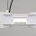 LED Pendelleuchte dimmbar Push-DIM Weiß 4000K L:91 cm