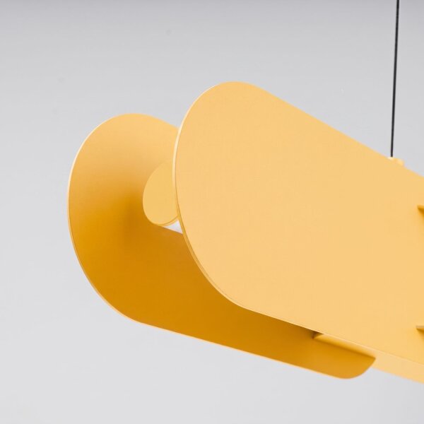 LED Pendelleuchte dimmbar Push-DIM Gelb 3000K L:91 cm