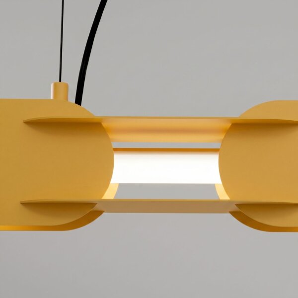 LED Hängelampe dimmbar Push-DIM Gelb 4000K L:91 cm