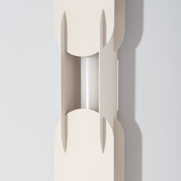 LED Wandleuchte dimmbar Push-DIM Beige 3000K H:91 cm
