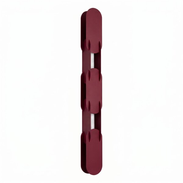 LED Wandleuchte dimmbar Push-DIM Burgund 3000K H:91 cm