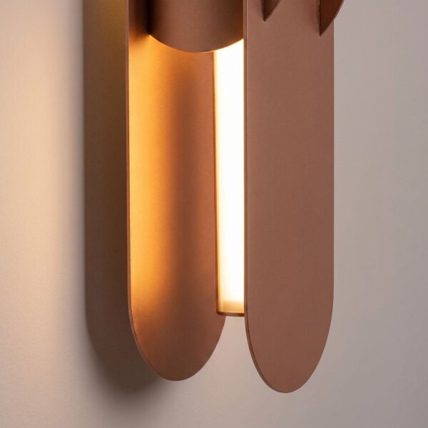 LED Wandleuchte dimmbar Push-DIM Mokka 3000K H:91 cm