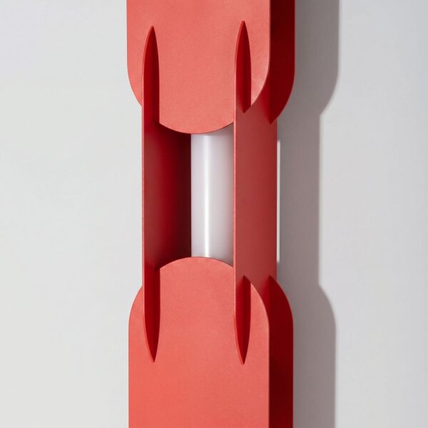 LED Wandlampe dimmbar Push-DIM Rot Modern 4000K H:91 cm