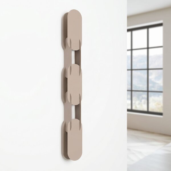 LED Wandlampe dimmbar Push-DIM Taupe 3000K H:91 cm
