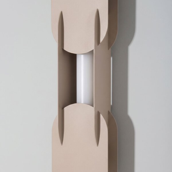 LED Wandlampe dimmbar Push-DIM Taupe 3000K H:91 cm