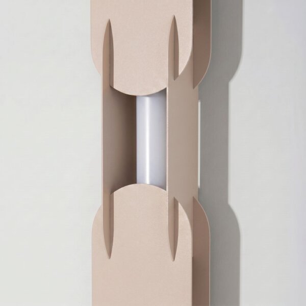 LED Wandleuchte dimmbar Push-DIM Taupe 4000K H:91 cm