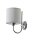 Lampe murale Moderne Chrome Gris REKA Salon Lit