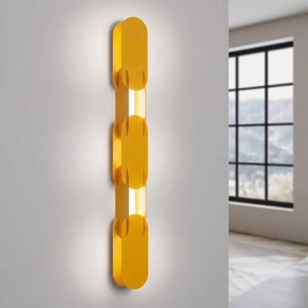 LED Wandlampe dimmbar Push-DIM Gelb 4000K 91 cm Modern