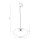 LED Pendelleuchte TRIAC dimmbar Beige 3000K Ø50 cm rund
