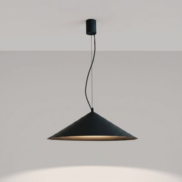 LED Hängelampe TRIAC dimmbar Stahl 3000K rund Ø50 cm