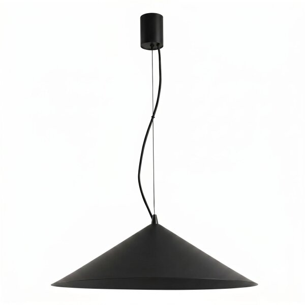 LED Pendelleuchte TRIAC dimmbar Schwarz 4000K Ø50 cm