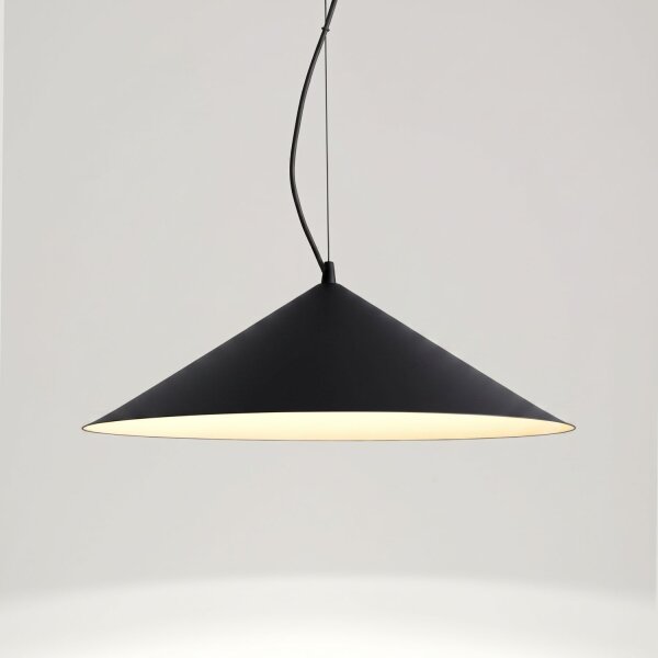 LED Pendelleuchte TRIAC dimmbar Schwarz 4000K Ø50 cm