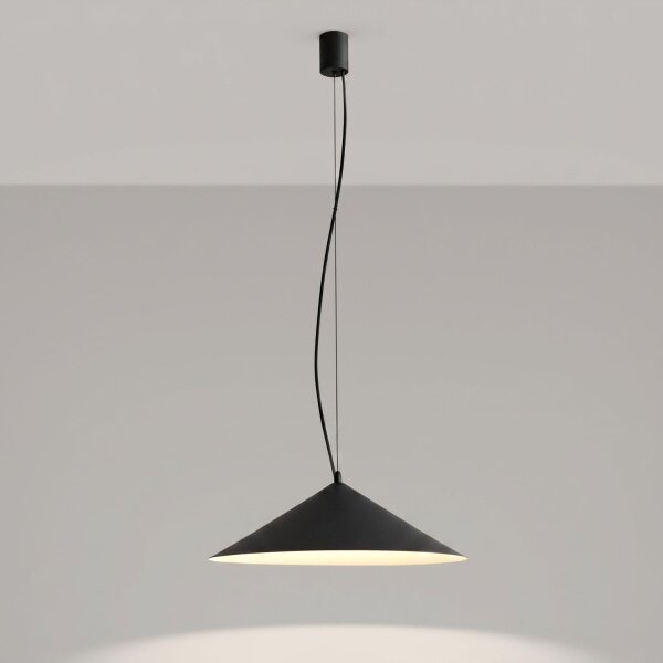 LED Pendelleuchte TRIAC dimmbar Schwarz 4000K Ø50 cm
