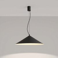 LED Pendelleuchte TRIAC dimmbar Schwarz 4000K Ø50 cm