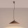 LED Pendelleuchte TRIAC dimmbar Braun 3000K Ø50 cm rund