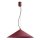 LED Hängelampe TRIAC dimmbar Burgund 3000K Ø50 cm rund